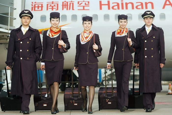 Hainan Airlines stewardess 700dpi