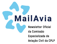 Logo MailAvia Oficial da Comissão Especializada de Aviação Civil da CPLP