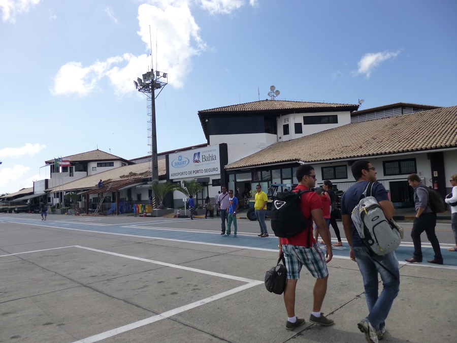 Aeroporto de Porto Seguro, no Estado da Bahia.