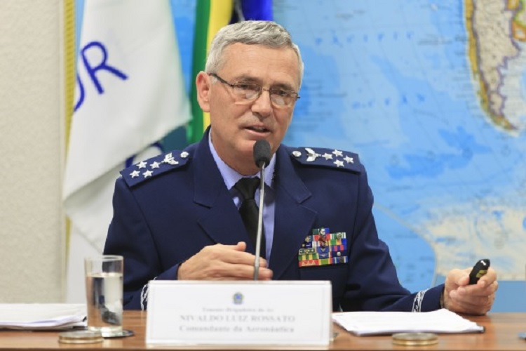 O Comandante da Aeronáutica, Tenente-Brigadeiro do Ar Nivaldo Luiz Rossato.