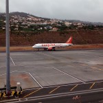 Easyjet a aterrar no Aeroporto da Madeira