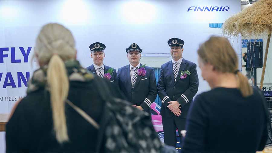 Finnair HEL_Havana pilotos