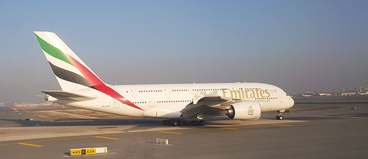 Figura 13: A380 da Emirates no Dubai
