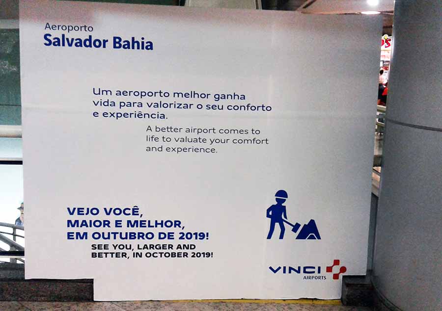 Aero SSA Salvador Bahia Aviso_Obras