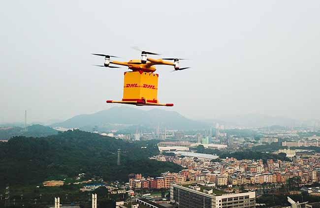 Drone DHL Express China 650px