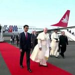 LAM Papa Francisco LAM Chegada Madagascar