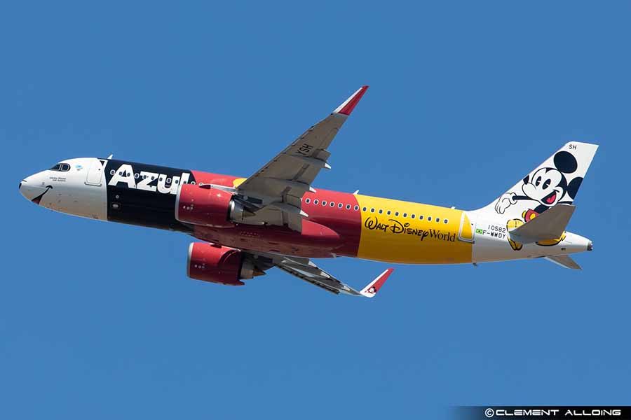 Conheça os quatro Airbus com pintura da Disney na frota da Azul - Portal  Aviação Brasil